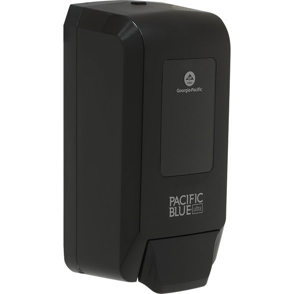 Pacific Blue Ultra Dispenser f/Soap/Sanitizer, Manual, 5.1"x6.2"x12.1", Black GPC53057